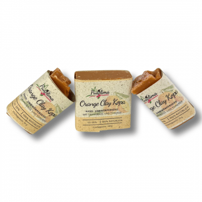 Orange Clay Naturseife LU20% – Bild 2